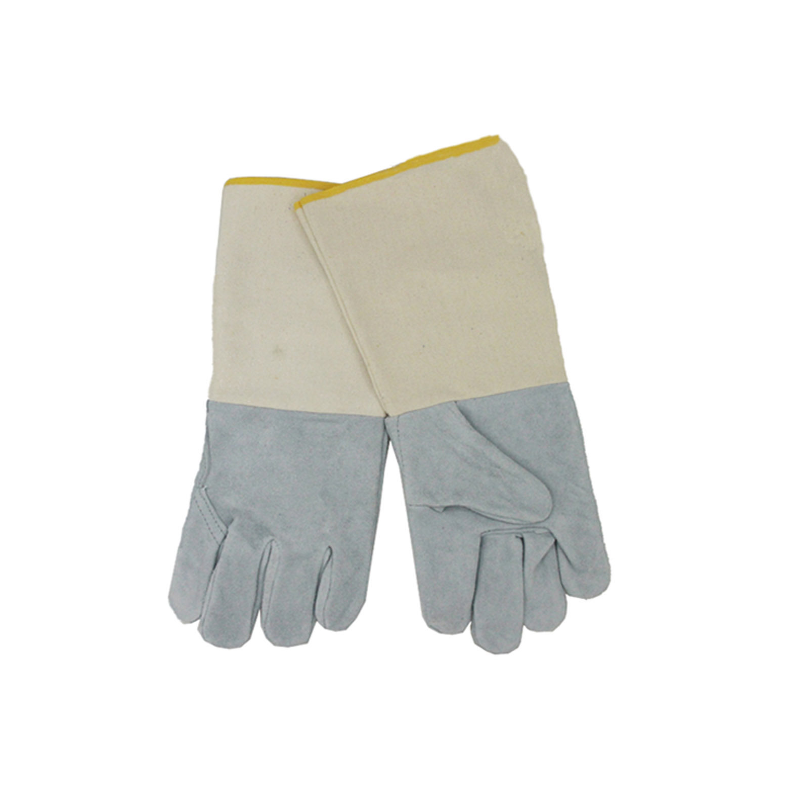 Get Star Weld Full leather canvas sleeves gloves