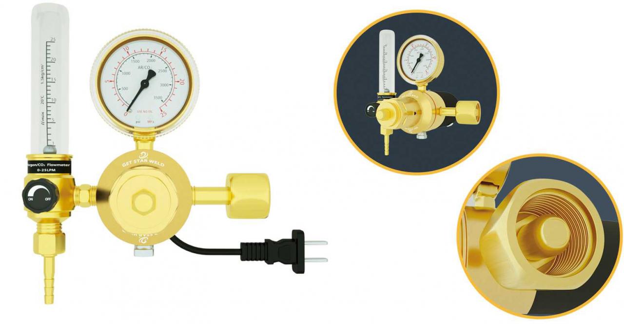 Get Star Weld CO2 Regulator GS-2020