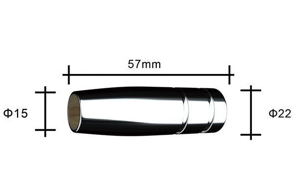 Get Star Weld EURO GSW-25AK Air Cooled MIG/MAG Welding Torch