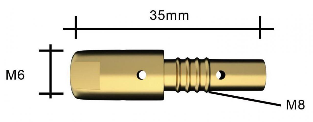 Get Star Weld EURO GSW-25AK Welding Contact Tip Holder